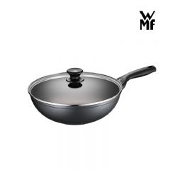 德国福腾宝（WMF）金钻系列不粘煎炒锅配玻璃盖（30cm)  71.1100.2159